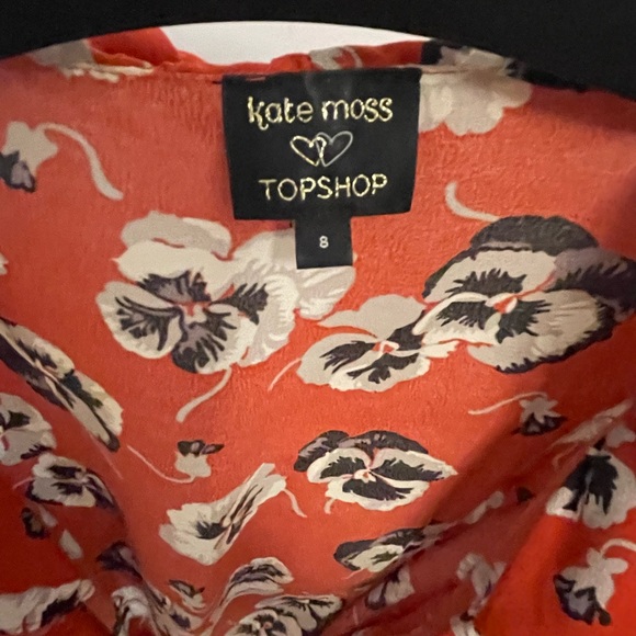 Top Shop x KATE MOSS wrap dress - Picture 4 of 5